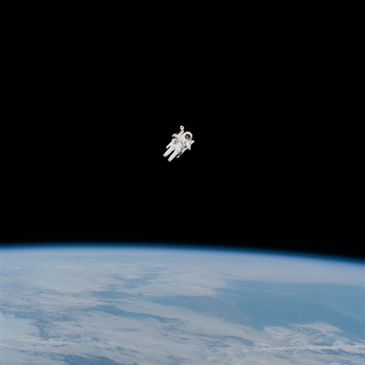 Earth seen from orbit